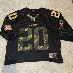 Chicago Bears "Salute to Service" tribute jersey safety Tim Crowder #20 Size 4x